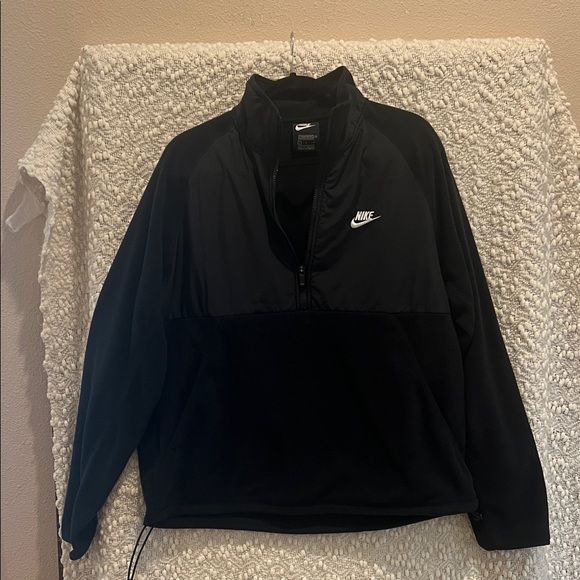 MEN’S NIKE HALF ZIP FLEECE TOP PULLOVER SWEATSHIRT - Picture 1 of 6